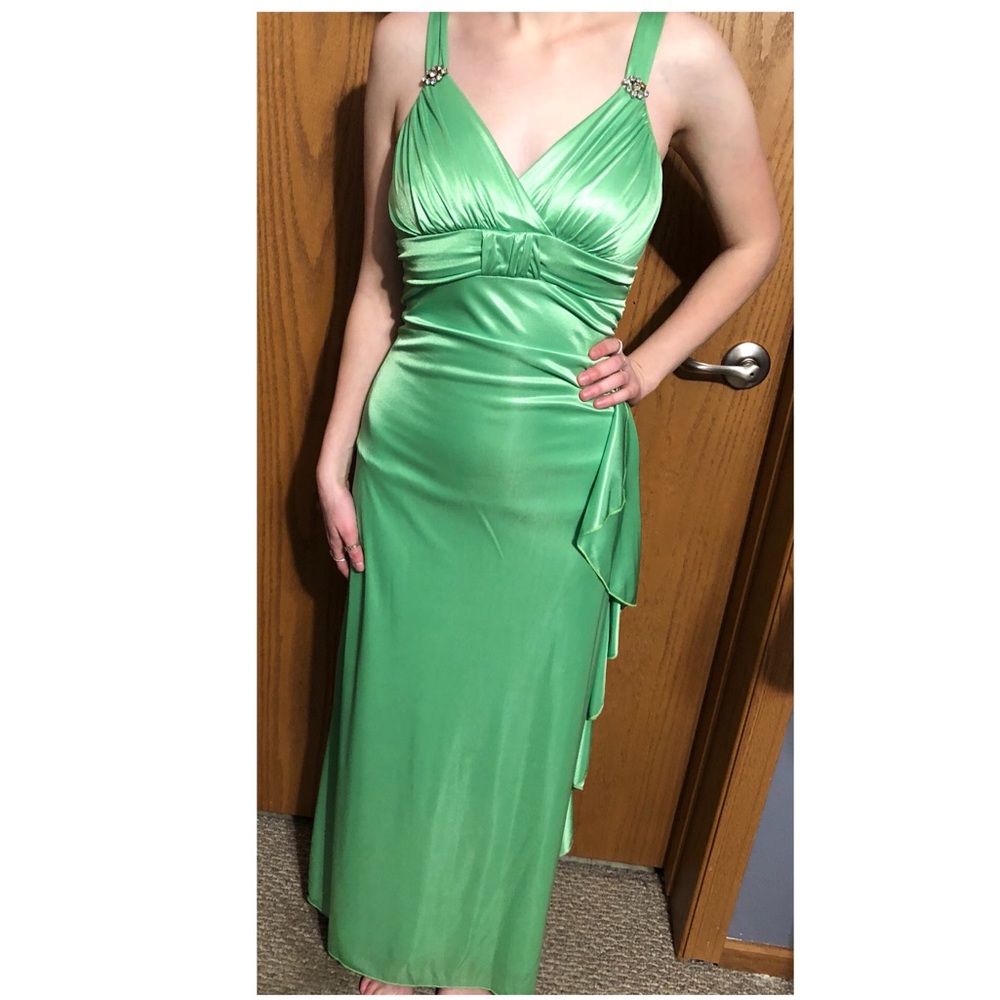 DEB floor length formal dress